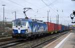 WLC 1193 980 fuhr mit einen containerzug durch regensburg,17.04.23