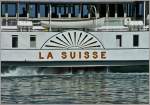 Schaufelr�der sorgen daf�r das die La Suisse ihre Runden auf dem Lac Leman drehen kann.