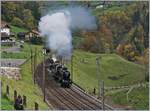 Herrlich rauchend und dampfend erklimmen die beiden Elefanten (C 5/6) die Gotthard Nordrampe. 

21. Okt. 2017