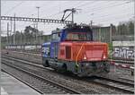 Die SBB Cargo Eem 923 029-9  Rossberg  beim Rangieren in Morges.

22. Feb. 2024