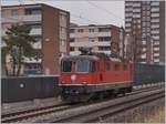 Die SBB Re 4/4 II 11200 bei Grenchen.