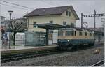 Die IRSI  Reingold  Re 4/4 11387 erreicht Gland.