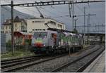 Die 189990-5 (UIC 91 80 6189 990-5 D-Dispo Class 189-VE) in Sierre.