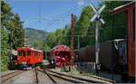 Die Saison 2026 der Blonay Chamby Bahn ist eröffnet: der Bernina Bahn ABe 4/4 I 35 erreicht von Blonay kommend sein Ziel Chaulin Mussée. 

