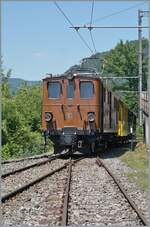 Die Bernina Bahn RhB Ge 4/4 81 der Blonay Chamby Bahn ist in Chamby auf dem Weg nach Chaulin. 

24. Mai 2026