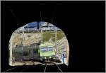 100 Jahre BLS: Durchblick durch den Schlchi-Tunnel auf der BLS S�drampe.