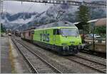 In Kandersteg stehen hinter der BLS Re 465 004 die beiden BLS Re 4/4 192 und 184 aufgebügelt und warten auf einen nächsten Einsatz. 

12. Sept. 2024