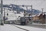 Der GPX von Montreux nach Interlaken verlässt Zweisimmen.
