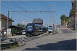 Der Gegenzug ist in Chamby eingetroffen, der GPX 4065 von Interlaken Ost nach Montreux kann nun seine Fahrt fortsetzen.