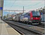 Als die 193 bei SBB Cargo noch ganz neu waren, stand die 193 063 in Vevey und wartete auf die Abfahrt in Richtung Lausanne.