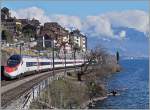 ETR 610 als EC von Genève nach Milano bei St-Saphorin.