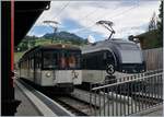 Der MOB Be 4/4 1007  ex Bipperlisi  bei einer Instruktionsfahrt (?) in Zweisimmen.