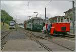 Autour de la voie ferr�e / Rund um die eiserne Bahn (Herbstevent 7./8. Sept. 2024) mit dem herrlich revidierten Be 474 141 der GFM Historique und dem Biniou Dm 2/2 N� 3 der Blonay Chamby Bahn in Blonay. 

8. Sept. 2024
 