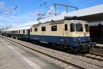 Gl�ckliche �berraschung am 14 Mai 2026 in Mannheim Hbf mit ein Sonderzug nach Freiburg (Breisgau), Basel SBB und Luzern mit 11387 an der Spitze. H�tte mein Zug keine +60 bekomen, h�te ich dieser Zug verpasst.