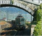 Ae 6/6 11478 auf dem Weg Richtung Lausanne in Cully.
