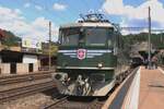 Verein Mikado 1254 haben einige Elloks une eine davon, die 11407, setzt sich am Nachmittag von 17 Mai 2025 vor ein Sonderzug in Burgdorf w�hrend das Bahnspektakel  150 Jahre Emmentalbahn  das in die