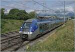 Mit dem SNCF Z 27753 an der Spitze f�hrt der SNCF TER 96501 von Lyon Part Dieu nach Gen�ve durch den Bahnhof von Vernier. 

1. Juni 2026