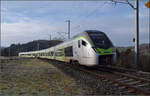 RABe 528 209 auf dem Weg nach Bern.