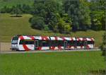 Triebwagen der Frauenfeld-Wil-Bahn ABe 4/8 bei L�dem.