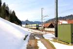 Im Entlebuch: BLS Lötschberger 112 zwischen Escholzmatt und Schüpfheim.