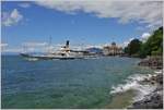 Das Schiff und das Château de Chillon freuen sich das es wieder Besucher hat.