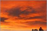 Gl�hender Abendhimmel  (25.10.2013)