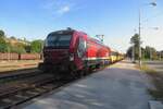 Niederl�nder in Tsjechien: RFO 193 627 (aus Rotterdam) ist bis Ende September 2020 untervermietet an das Tschechischen RegioJet und steht hier am 21 September 2020 mit RJ 1118 (Bohumin--Brno Kralove